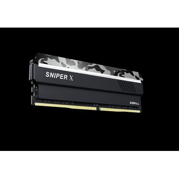 G.Skill SNIPER X Series - 16GB:2x8GB - DDR4 RAM - 3200MHz - DIMM 288-pin - Icke ECC - CL16