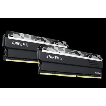 G.Skill SNIPER X Series - 16GB:2x8GB - DDR4 RAM - 3200MHz - DIMM 288-pin - Icke ECC - CL16