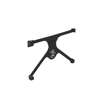 SpacePole X-Frame - komponenter til montering - open - for tablet - sort
