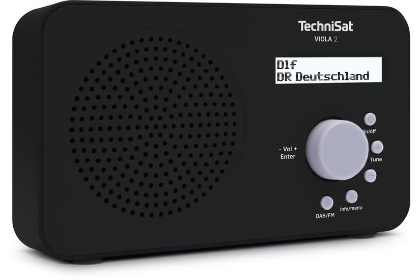 TechniSat VIOLA 2 Bærbar Analog & digital Sort