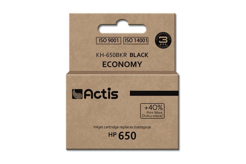 Actis KH-650BKR blæk (erstatning HP 650 CZ101AE; Standard; 15 ml; sort)