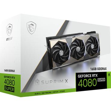 MSI GeForce RTX 4080 SUPER 16G SUPRIM X Grafikkort - 16GB GDDR6X