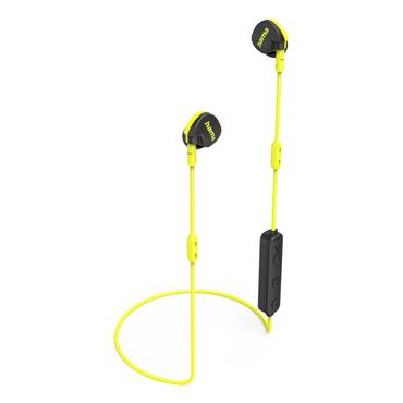 Hama Freedom Athletics II Headset Tr&aring;dl&oslash;s &Oslash;rekrog, I &oslash;rerne Sport Bluetooth Sort, Gul