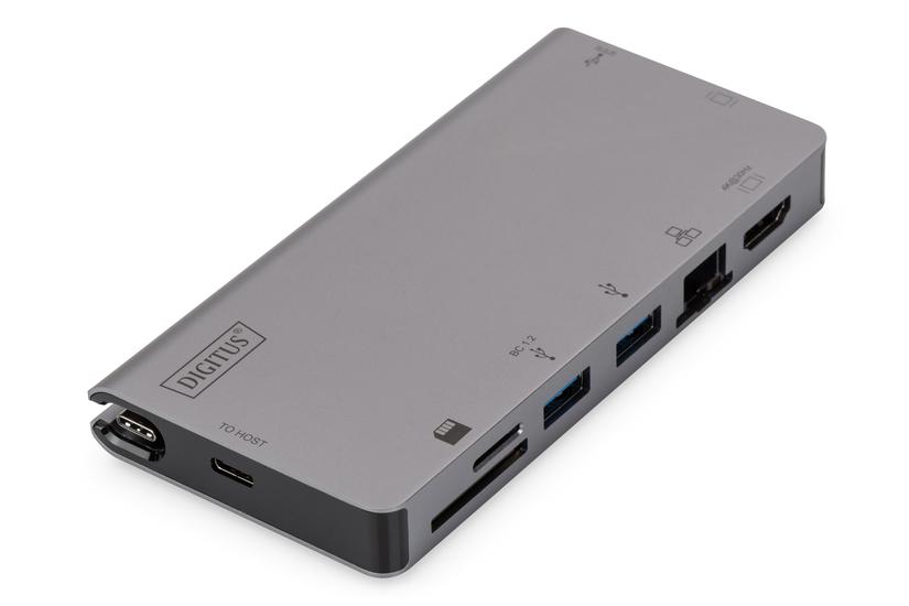 DIGITUS DA-70877 - dockningsstation - USB-C - VGA, HDMI - 1GbE