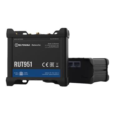 Teltonika RUT951 - tr&aring;dl&oslash;s router - WWAN - Wi-Fi - 2G, 3G, 4G - DIN monterbar p&aring; skinne
