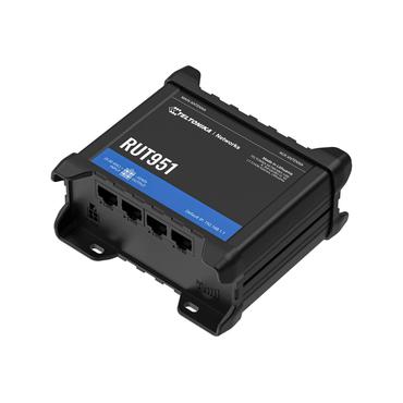 Teltonika RUT951 - tr&aring;dl&oslash;s router - WWAN - Wi-Fi - 2G, 3G, 4G - DIN monterbar p&aring; skinne