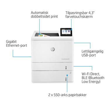 HP Color LaserJet Enterprise M555x - farvelaserprinter 