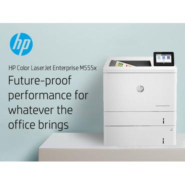 HP Color LaserJet Enterprise M555x - farvelaserprinter 