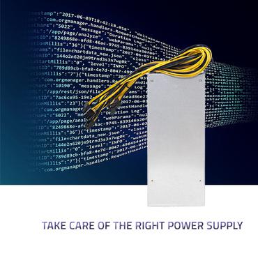 Qoltec 50177 PCI-E power supply Smart 1600W | 80 Plus Gold - Data mining