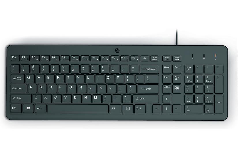 HP 150 - tastatur - AZERTY - belgisk - sort