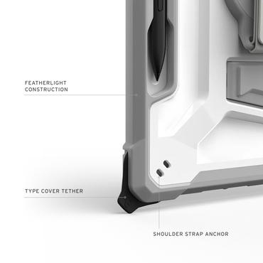 Urban Armor Gear Plasma Healthcare 324023B14130 tablet etui 30,5 cm (12) Kofanger Grå, Hvid