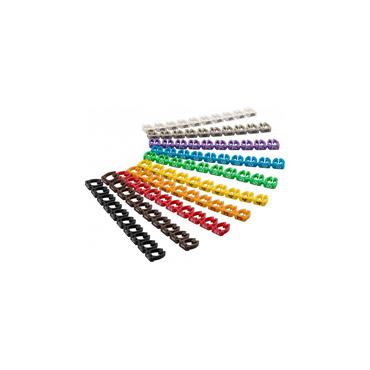 Goobay 72515 kabelmarkering Flerfarvet PVC 100 stk