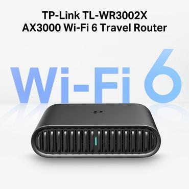 TP-Link TL-WR3002X tr&aring;dl&oslash;s router Gigabit Ethernet Dual-band (2,4 GHz / 5 GHz) Sort
