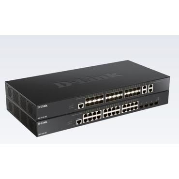 D-Link DXS 1210-28S - switch - 28 porte - smart - monterbar på stativ