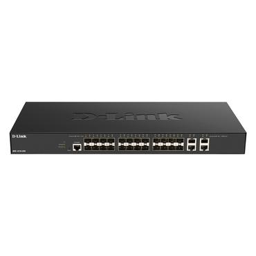D-Link DXS 1210-28S - switch - 28 porte - smart - monterbar på stativ