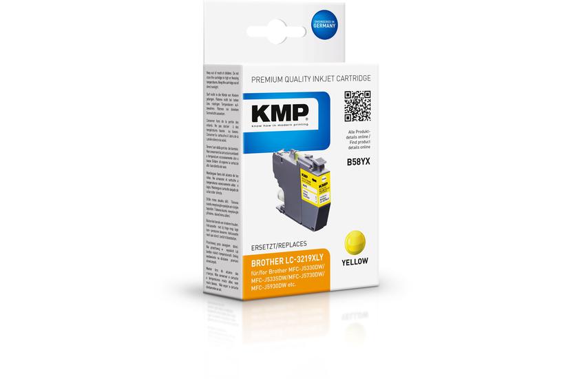 KMP 1538,4009 bl&aelig;kpatron 1 stk Kompatibel H&oslash;jt (XL) udbytte Gul