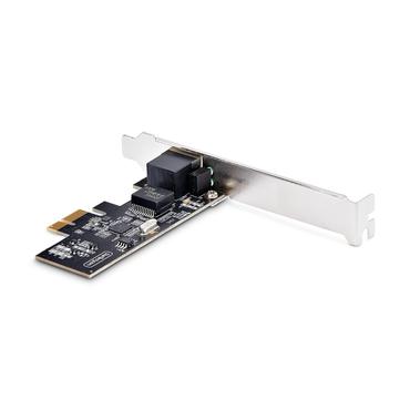 StarTech.com 1-Port 2.5G NBASE-T PCIe Network Card, Computer Network Interface Card, Intel I225-V, Single-Port Ethernet, Multi-Gigabit NIC (PR12GI-NETWORK-CARD) - n&auml;tverksadapter - PCIe 2.0 - 10/100/1000/2500Base-T x 1