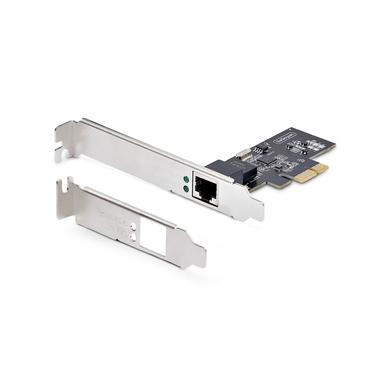StarTech.com 1-Port 2.5G NBASE-T PCIe Network Card, Computer Network Interface Card, Intel I225-V, Single-Port Ethernet, Multi-Gigabit NIC (PR12GI-NETWORK-CARD) - n&auml;tverksadapter - PCIe 2.0 - 10/100/1000/2500Base-T x 1