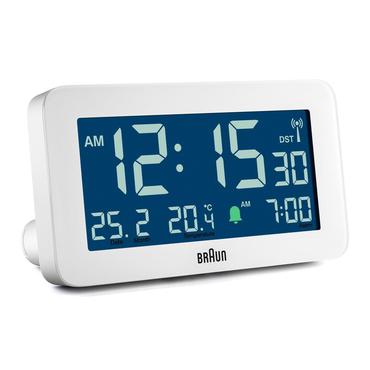 Braun BC10 Digital alarmur Hvid