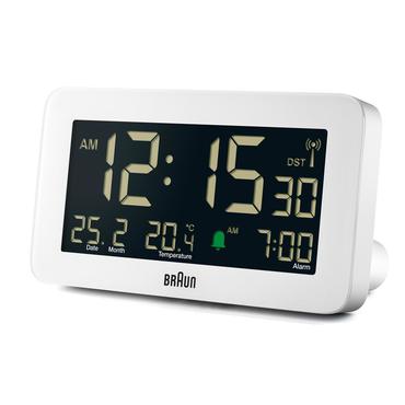Braun BC10 Digital alarmur Hvid