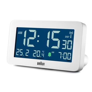 Braun BC10 Digital alarmur Hvid