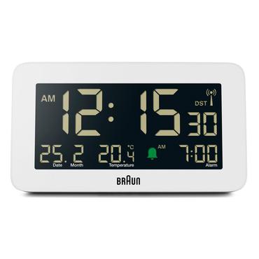 Braun BC10 Digital alarmur Hvid