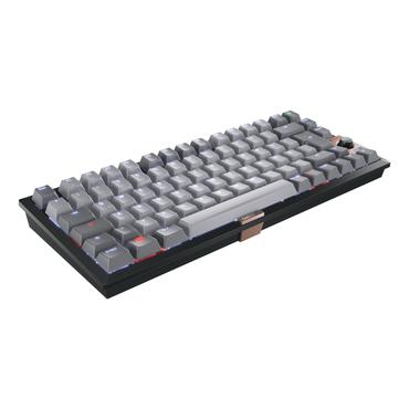 CHERRY KW 300 MX tastatur Hjem USB + Bluetooth QWERTZ Tysk Sort, Kobberfarve, Grå