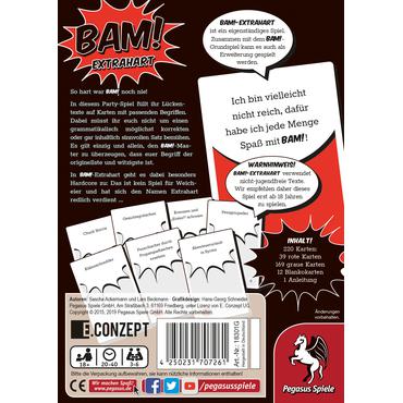 Pegasus BAM! - Extrahart Kortspil Fest