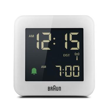Braun BC09-DCF Digital alarmur Hvid