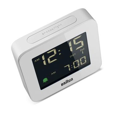 Braun BC09-DCF Digital alarmur Hvid