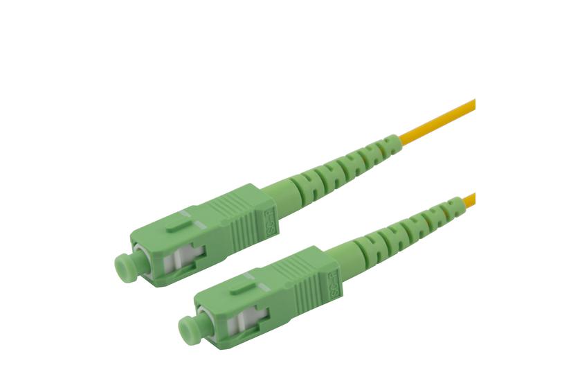 Deltaco OS2 Fiber cable, SC - SC, simplex, APC/APC, 2,0m