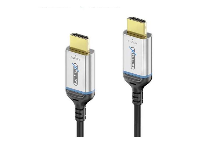 FiberX FX-I380-050 HDMI-kabel 50 m HDMI Type A (Standard) Sort