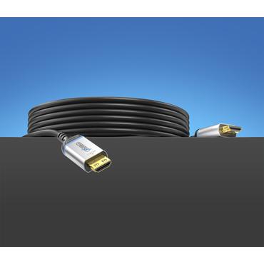 FiberX FX-I380-050 HDMI-kabel 50 m HDMI Type A (Standard) Sort