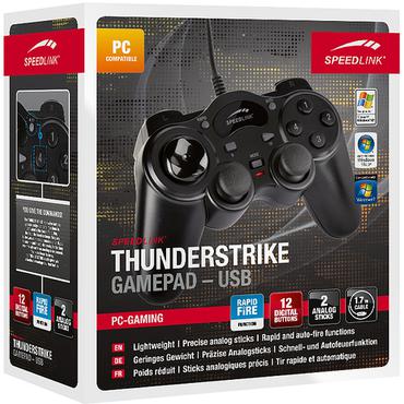 SPEEDLINK SL-6515-BK THUNDERSTRIKE - gamepad - kabling