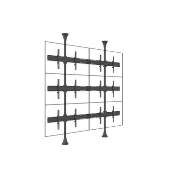 Multibrackets M Pro MBFC3U monteringssats - för 3 LCD-bildskärmar - svart