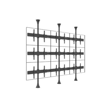 Multibrackets M Pro MBFC3U monteringssats - för 3 LCD-bildskärmar - svart