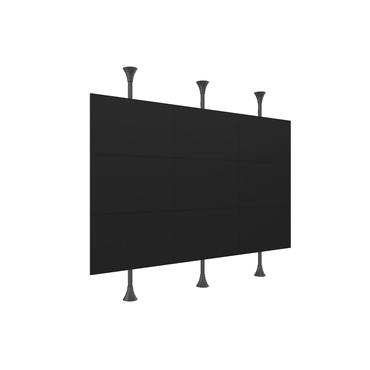 Multibrackets M Pro MBFC3U monteringssats - för 3 LCD-bildskärmar - svart