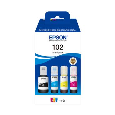 Epson 102 Multipack - 4-pack - svart, gul, cyan, magenta - original - bl&auml;ckpatron