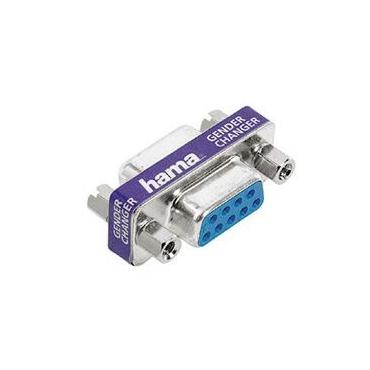 Hama Adapter/Gender Changer, 9-pin D Female Jack - 9-pin D Female Jack 9 pin