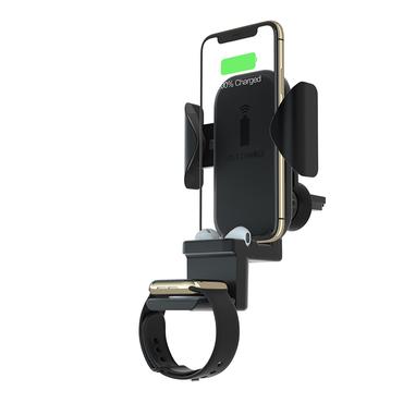 Terratec ChargeAir All Car Aktiv holder Mobiltelefon/Smartphone, SmartWatch Sort