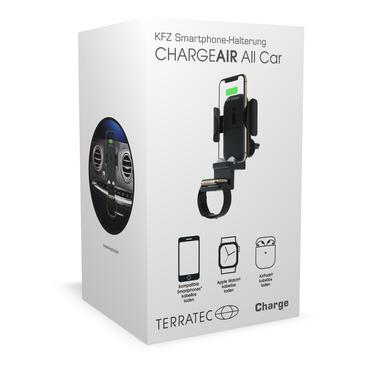 Terratec ChargeAir All Car Aktiv holder Mobiltelefon/Smartphone, SmartWatch Sort