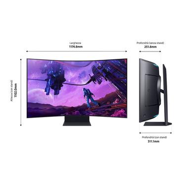 Samsung Odyssey Ark S55BG970NU skärm - Quantum Mini LED - 55" - AMD FreeSync Premium Pro - VA - 1ms
