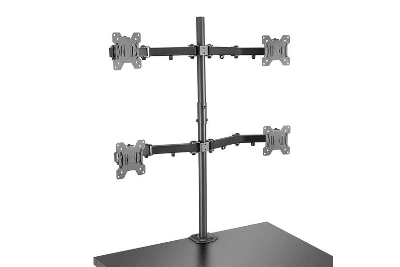 Lindy 40659 skærmbeslag og -stativer 71,1 cm (28") Skrivebord Sort