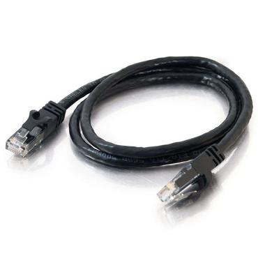 C2G Cat6a Booted Shielded (STP) Network Patch Cable - patch-kabel - 3 m - svart