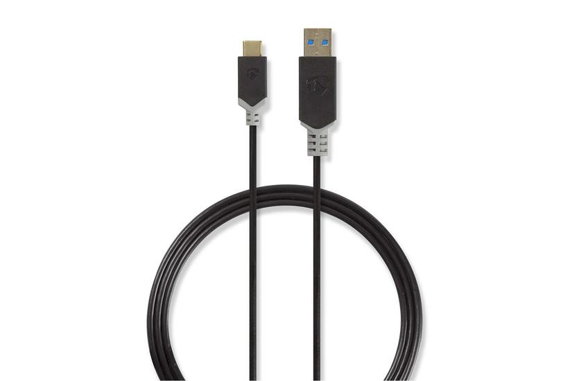 Nedis - USB Type-C-kabel - USB-C till USB Type A - 1 m