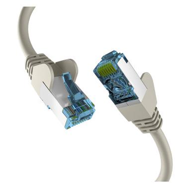EFB RJ45 PATCHKABEL mit CAT7 ROHKABEL GRAU 1,5m