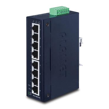 PLANET IGS-801M netværksswitch Administreret L2/L4 Gigabit Ethernet (10/100/1000) 1U Blå