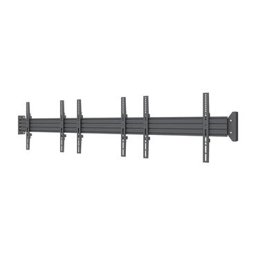 Multibrackets M Pro Series Wallmount MBWW3U konsol - för 3 LCD-bildskärmar - svart