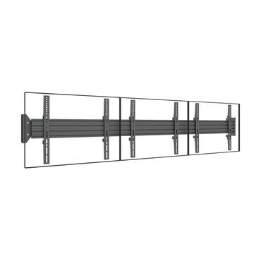Multibrackets M Pro Series Wallmount MBWW3U konsol - för 3 LCD-bildskärmar - svart