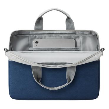Rivacase 7522 GREY/DARK BLUE taske og etui til laptop 35,6 cm (14") Mappe Blå, Grå
